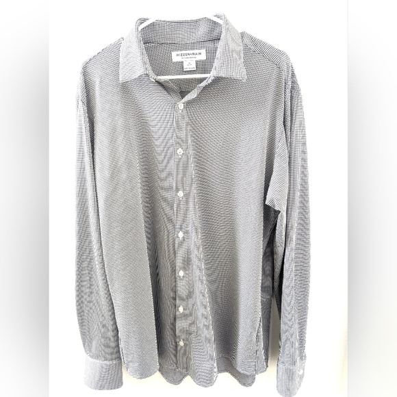 Mizzen+Main Other - Mizzen Main Performance Menswear Button From Short Medium Classic Checked